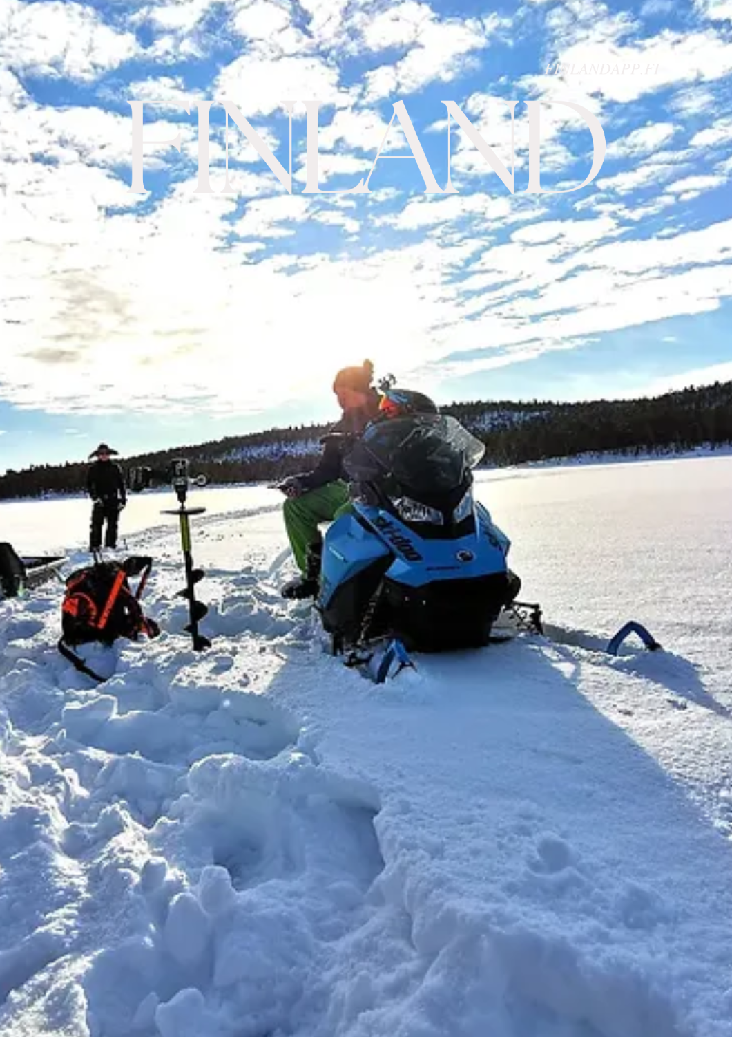 LAKE INARI ICE FISHING CAMP