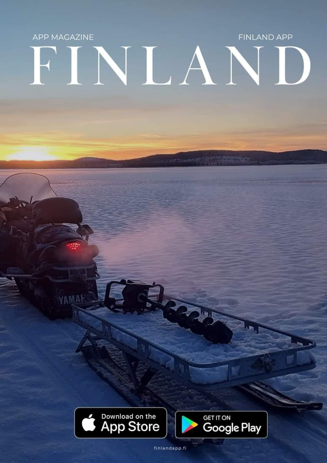 WINTER FISHING BY SNOWMOBILE-Autumn/Winter 2023-2024 Inari