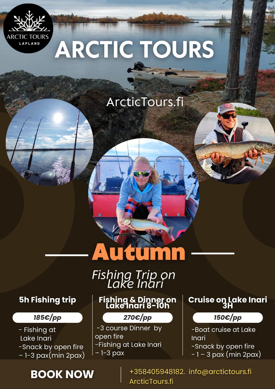 Fishing trip to Lake Inari/ Arctic Tours