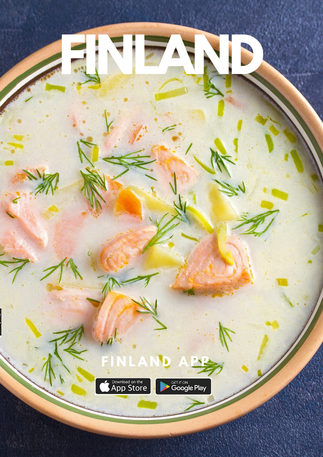 Finnish salmon soup