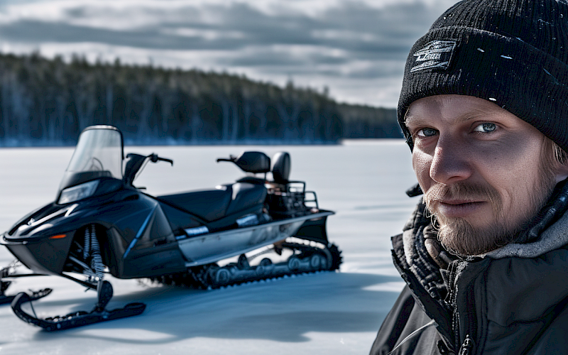 Ice fishing and the Finnish winter