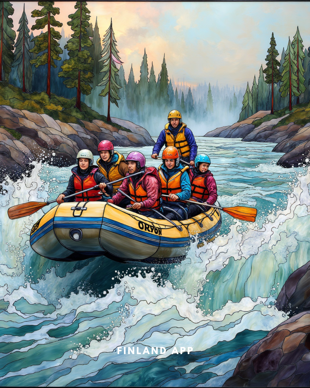 The Roar of Rapids, the Silence of Finland