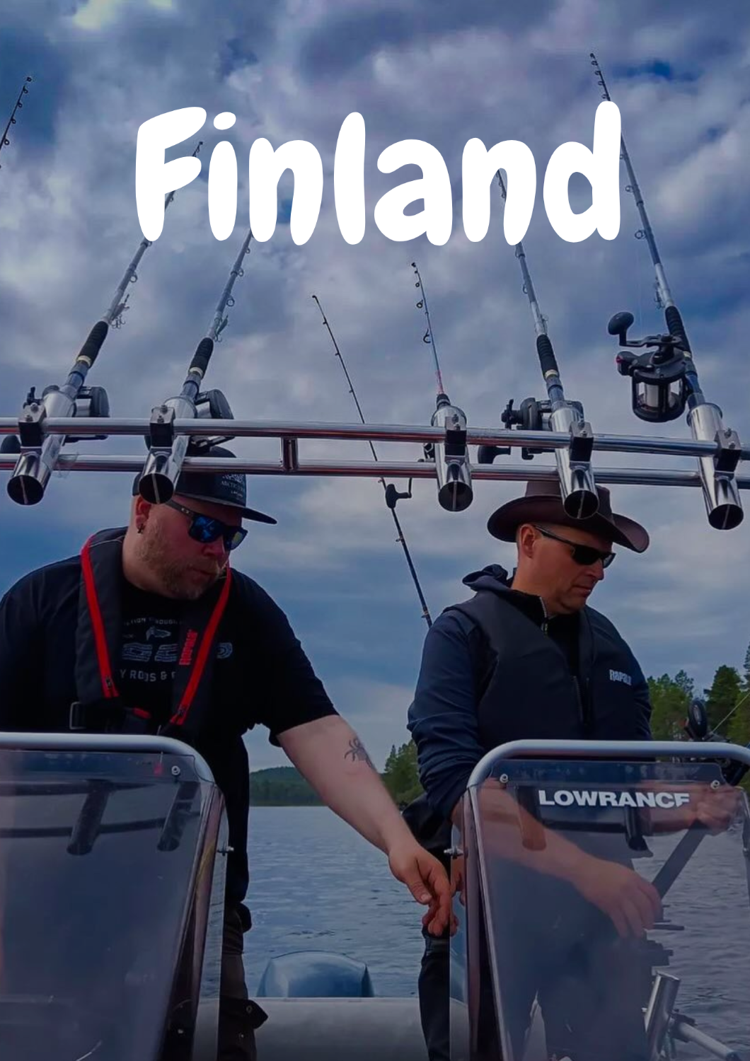 Summer and in Autumn fishing in Lapland